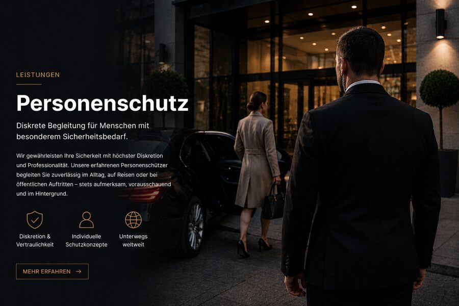 Personenschutz – diskrete Begleitung