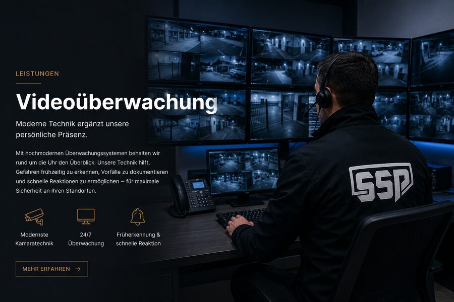 Videoüberwachung – moderne Sicherheitstechnik